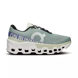 NWOT Women's On Cloudmonster 2 Running Shoes Sz 7 Mineral/Aloe Color